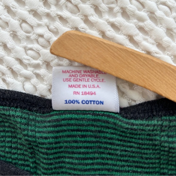 Robert P Miller Cotton Stripe Tank Top Shirt Small Women Made in USA - Picture 3 of 5